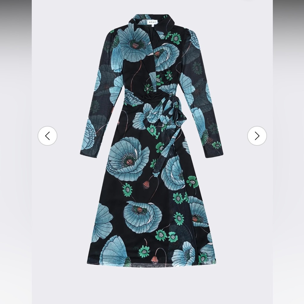 Wray Enid dress night poppy floral small